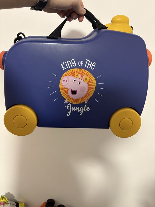Troller Peppa Pig pentru copii cu roti