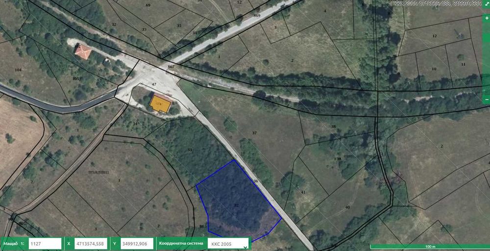 Продава се Парцел в с. Костадинкино, Област София-област - 3012 кв.м за 17 €/кв.м - Снимка #1