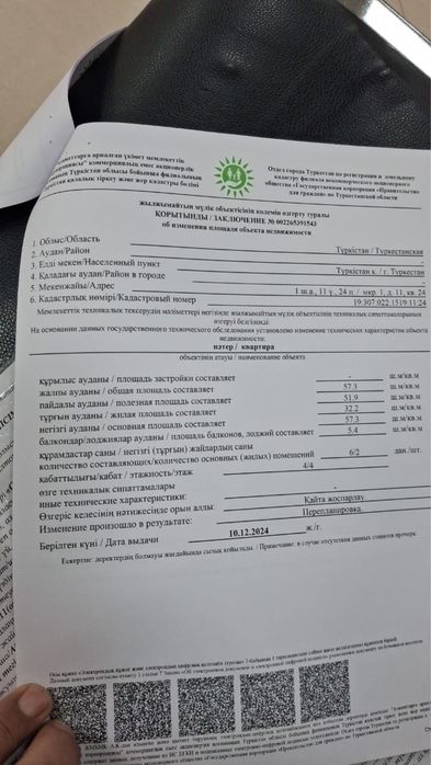 1 мкр 11 домда 2 болмелы патер