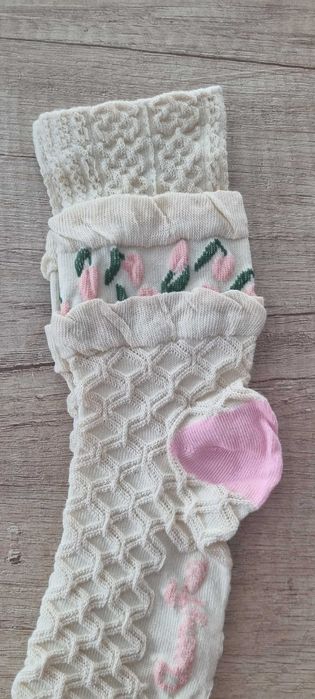 4 бр. елегантни дамски цветни чорапки, one size