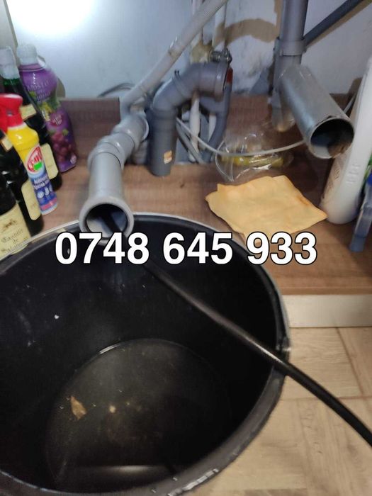 Desfundare canalizare, Rac electric, camera video Utilaj Profesional