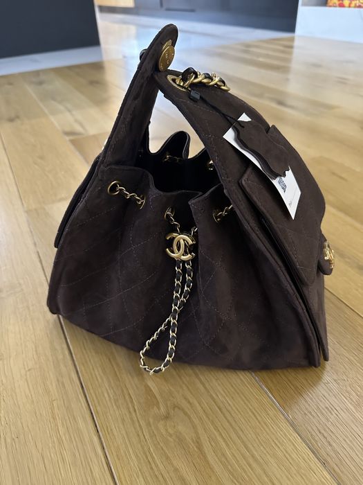Кафява чанта chanel