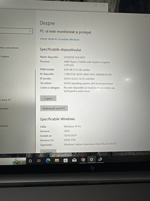 Laptop HP EliteBook 865 G9 AMD Ryzen 5 6600U * Nou