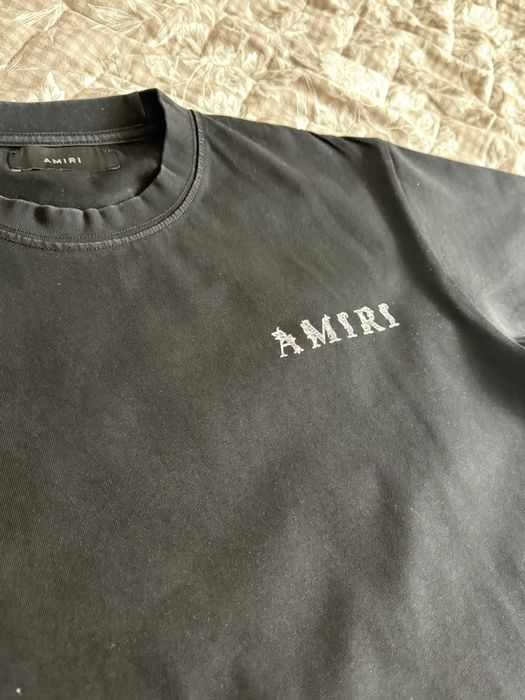 Tricou Amiri negru - S nou