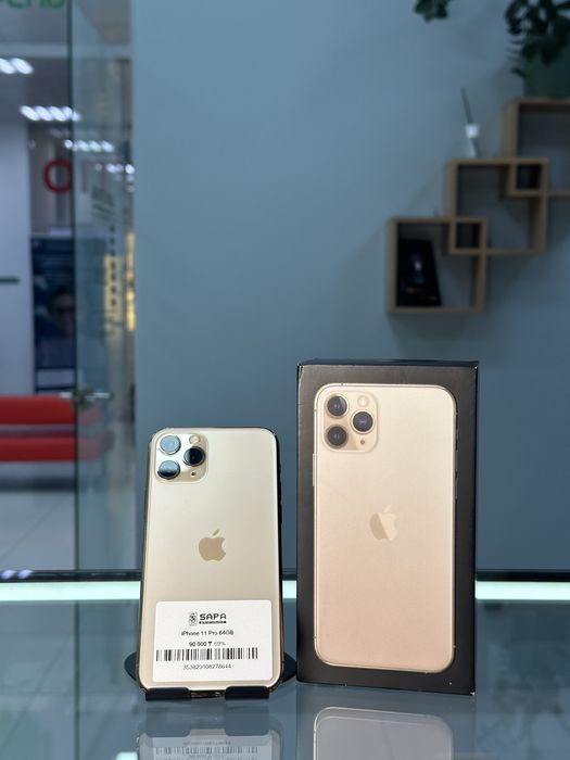 айфон 11 про золотистый 64гб