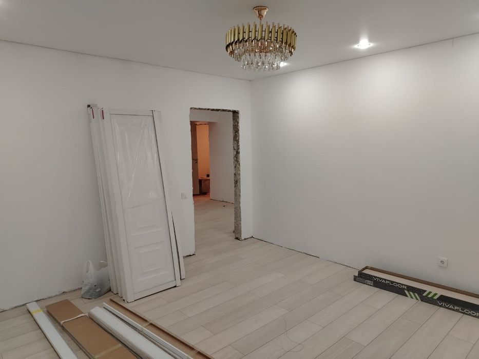 Шпаклёвка стен, покраска