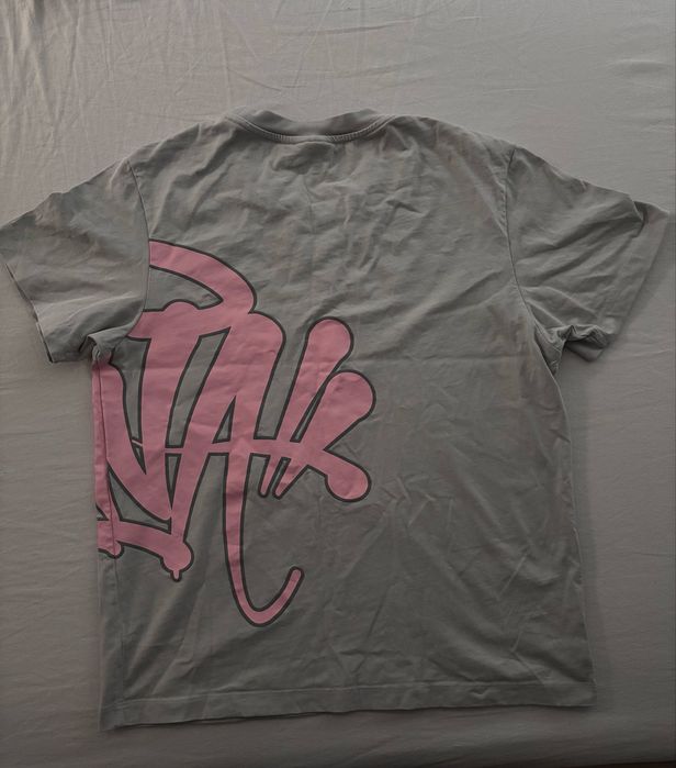 SYNA T-shirt gray and pink