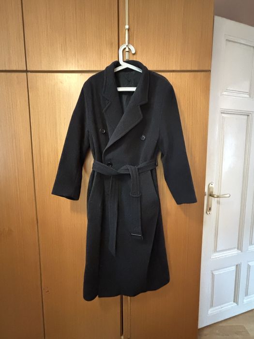 100% вълнено палто Boss Continental