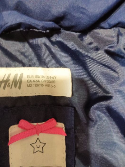 Vesta copii unisex H&M măsura 110