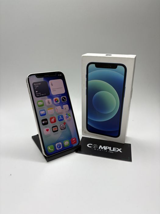 iPhone 12 Mini 128Gb - Silver - Baterie 94% + Garantie