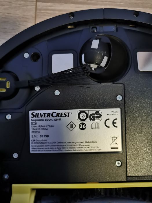 прахосмПрахосмукачка робот Silvercrest  SSRA1