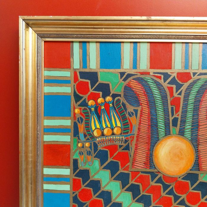 НАЙ ДОБРАТА ОФЕРТА Абстрактна живопис  Египетска иконография