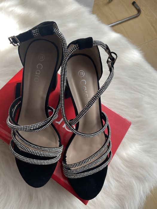 Sandale dama argintii