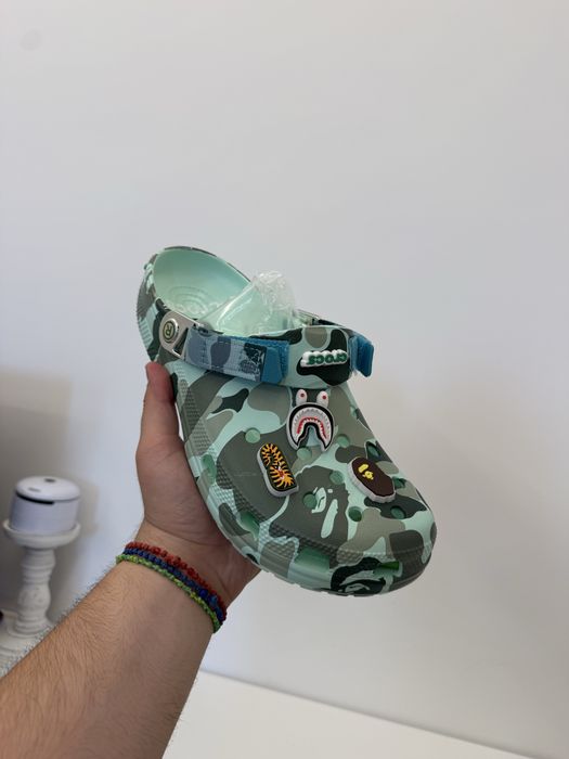 Crocs x Bape Green