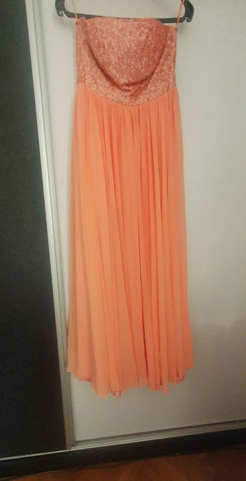 Rochie voal,somon, de ocazie                    .
