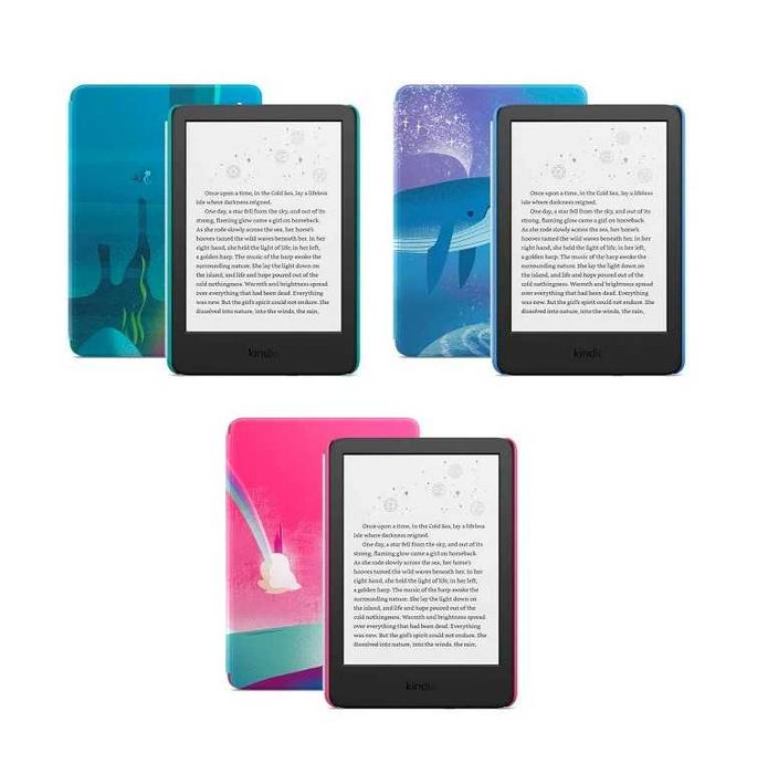 четец Kindle 2024 6" 16GB + оригинален калъф - чисто нов - 2г гаранция