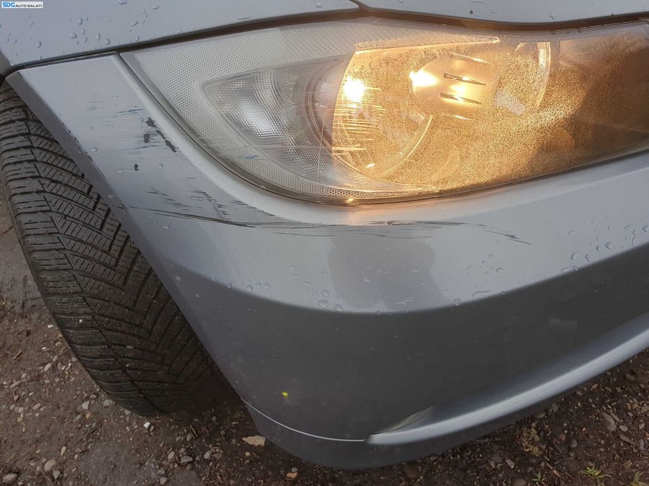 Bara Spoiler Fata cu Imperfectiuni BMW Seria 3 E90 E91 NFL Non Facelift 2004 - 2007 Culoare A34 Arktis Metallic [K9272]