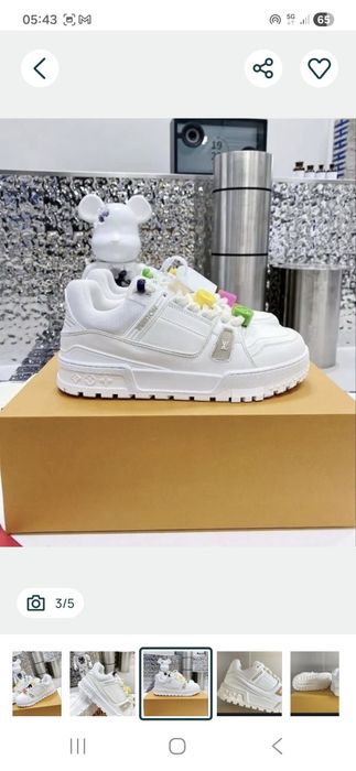 Louis Vuitton skate maxi  alb si negru  ultimate verificare colet