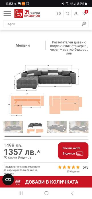 Голям Холов диван