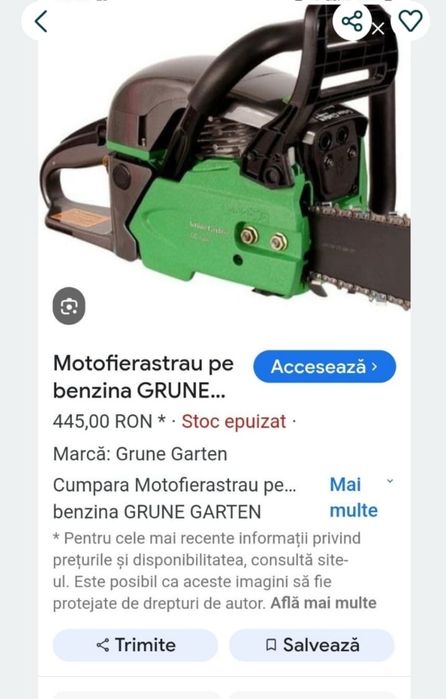 Drujba de taiat lemne