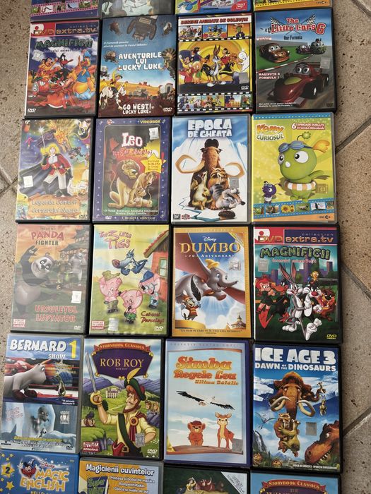 DVD desene animate 36 buc