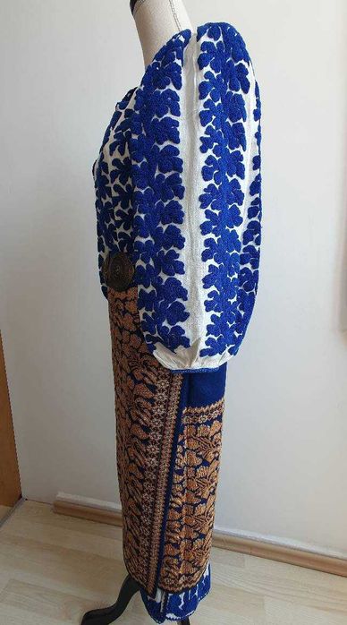 REDUCERE 20%! Costum popular (ie/camasa cu poale, fota/zadie/valnic)