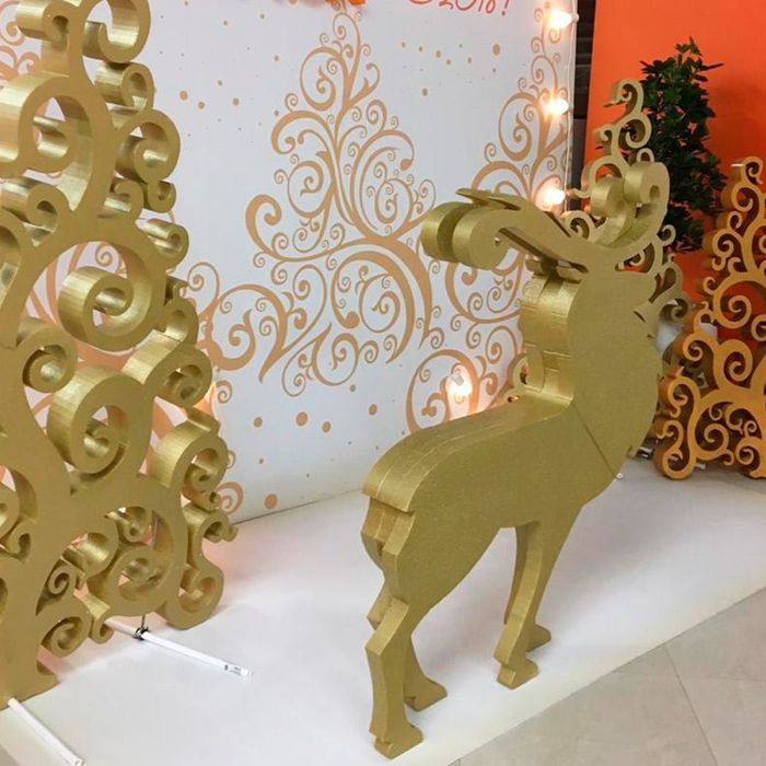 Новогодние изделия из пенопласта