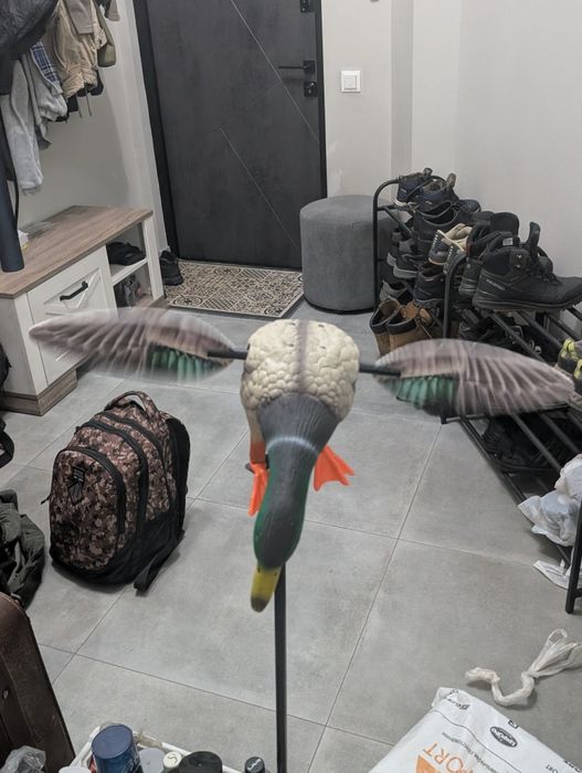 движущаяся приманка для уток