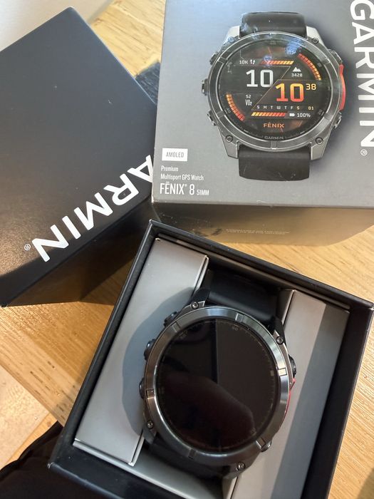Garmin Fenix 8 AMOLED 51mm NOU - Factura, Garanție 24 luni + Curea noua