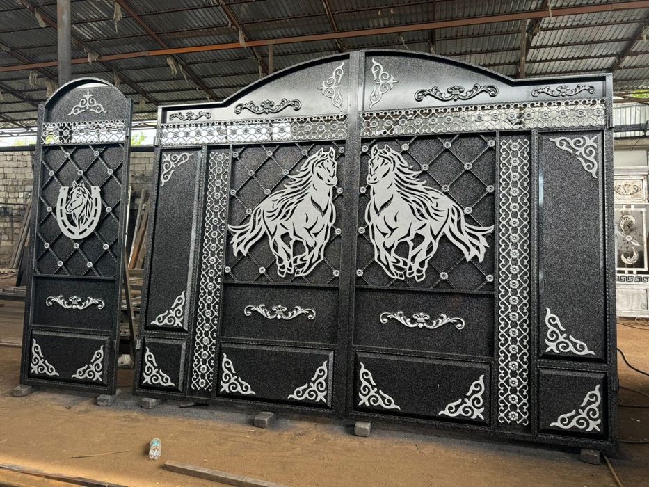 Ворота, забор готовые