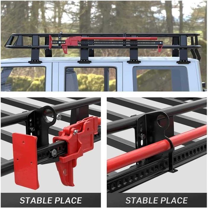 Suport prindere lateral cric off-road Hi-Lift Roof Rack pe portbagaj ...