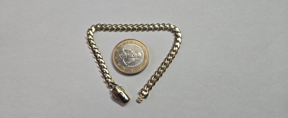 Златна гривна 4.91 гр/14к - 16.5 см