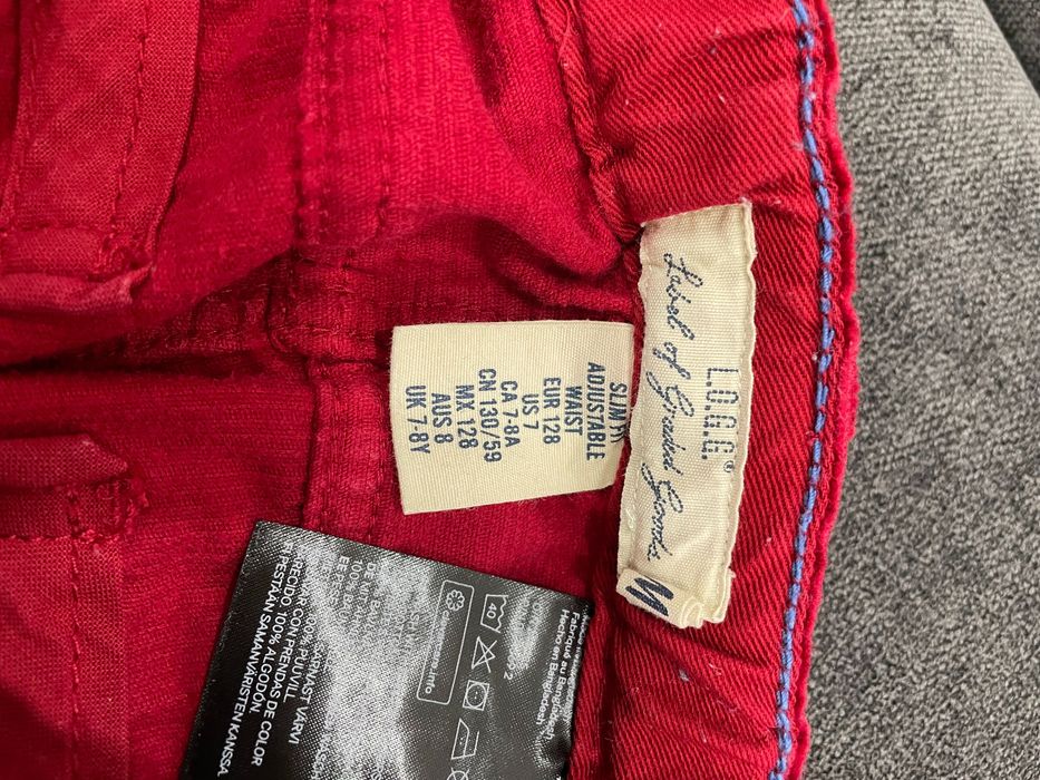 Детски джински в червен цвят