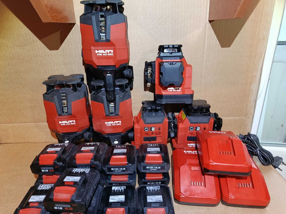Nivela Laser VERDE HILTI PM 40-MG PM 30-MG Boloboc la 12V pe baterie