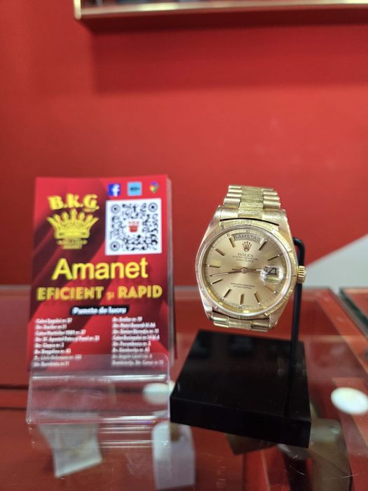 Rolex Day Date 36mm aur 18K Amanet BKG