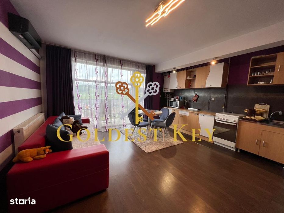 Apartament 2 camere, balcon. Aer conditionat. Lift. Orientat SUD.