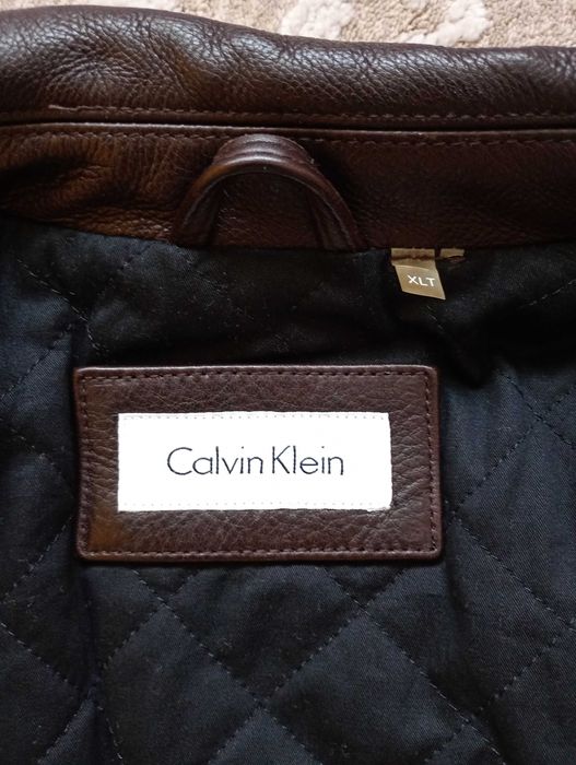 Calvin Klein мъжко кожено яке от естествена кожа XLT