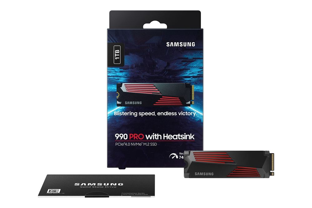 Samsung 990 PRO with Heatsink (1TB / 2TB) — Лучший SSD для PC и PS5