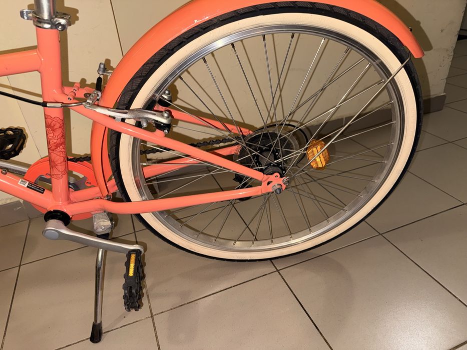 Детско колело за момиче 9-12 г., 24 инча, като ново