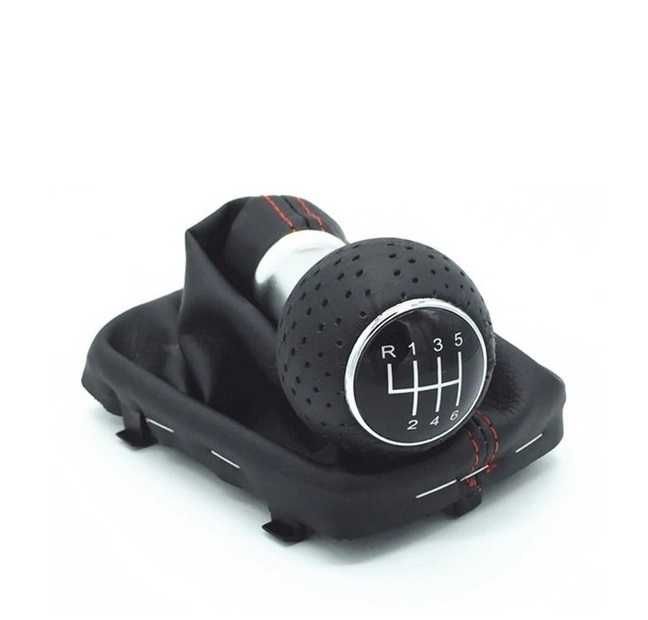 Топка с кожа скоростен лост АУДИ А3 96-03 /AUDI A3 - 5 и 6 скорости