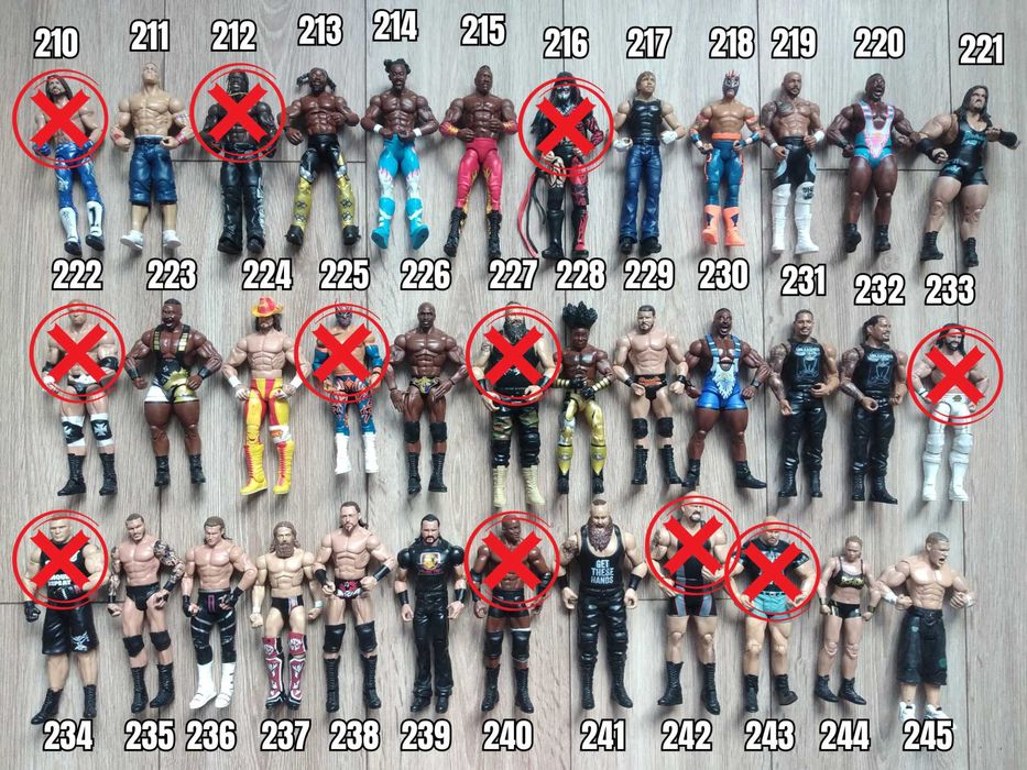 Екшън Фигурки WWE Кеч Pro-Wrestling Action Figures Reigns HHH Cena 2/3