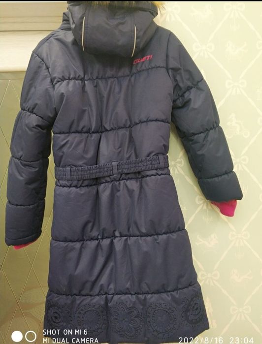 Куртка зимняя детская на девочку