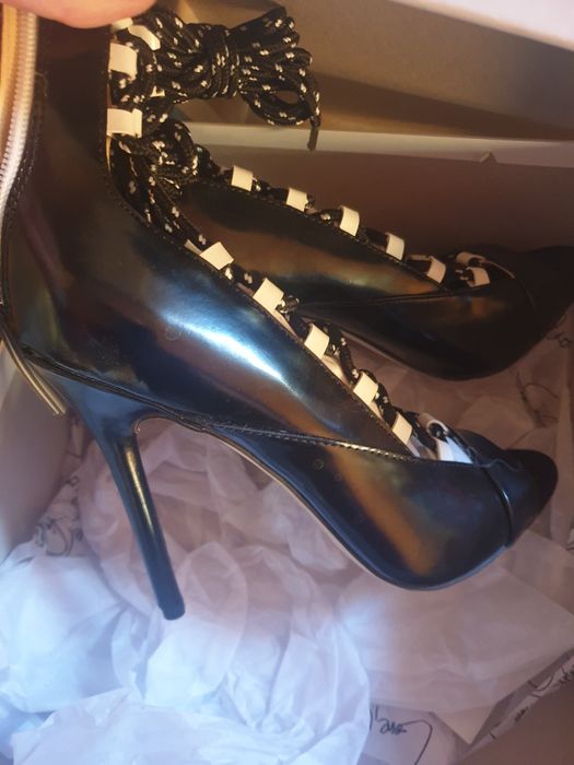 Sandale pantofi cu toc înalt cui 41