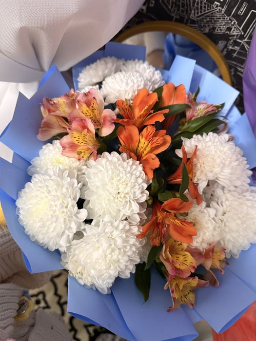 Мини букет цветов