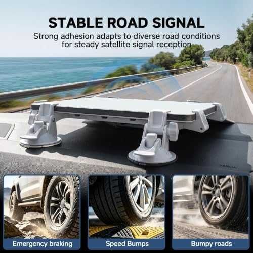 Нов държач Starlink Mini Car Mount автомобилна стойка с вендуза за табло стъкло