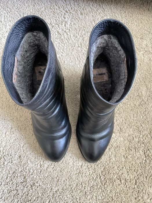 Botine/ ghete jil sander, 35.5, imblanite full