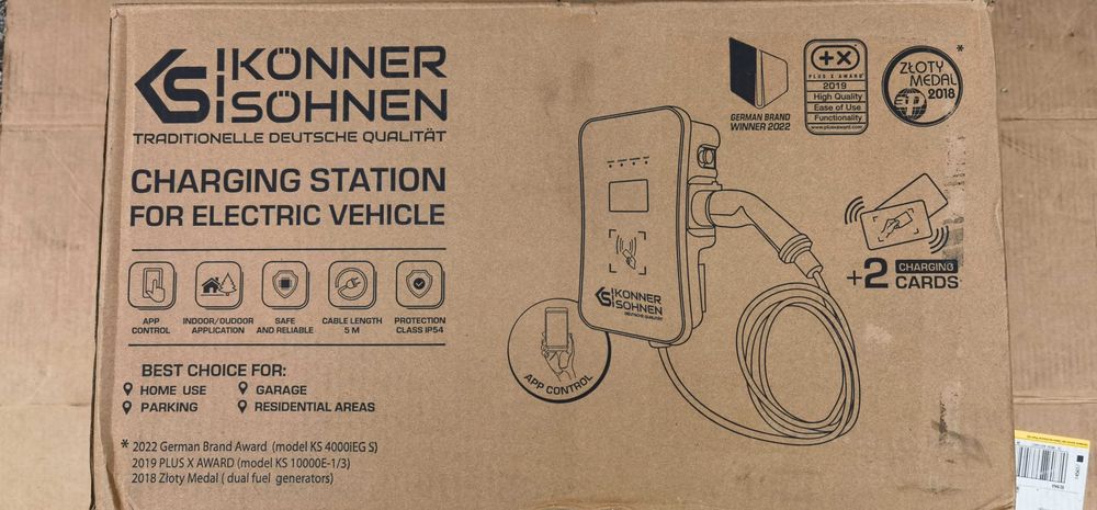 НОВА Зарядна станция Könner & Söhnen KS-X16/3. - 11kW.