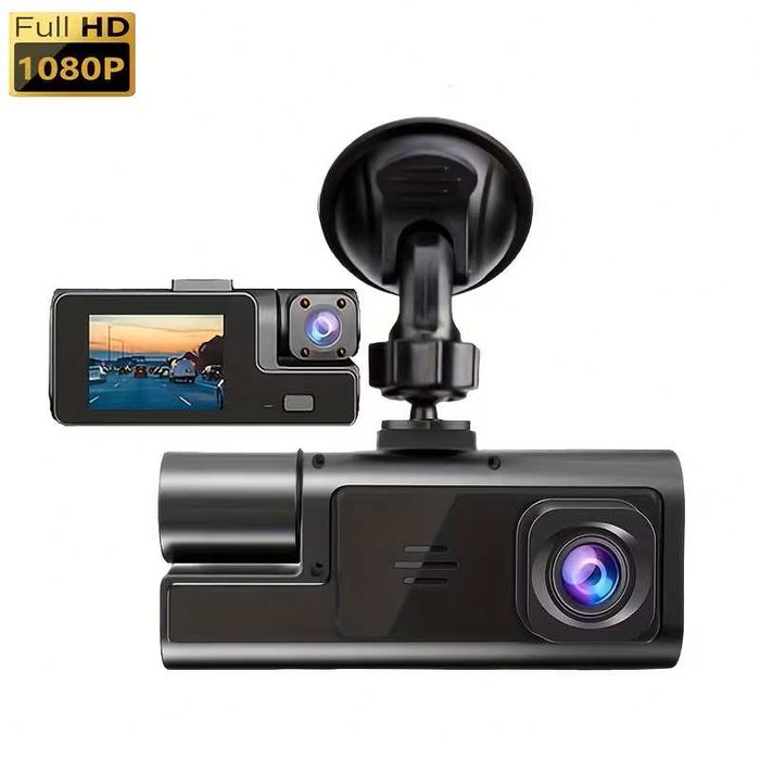 Видеорегистратор Камера за кола 1080p Предна Задна Нощно виждане