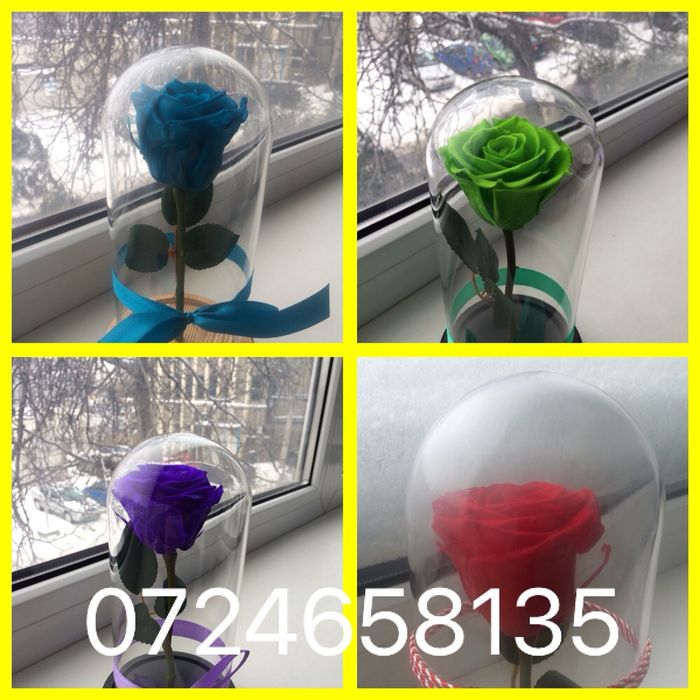 Cadou Ideal floral cu trandafiri criogenati