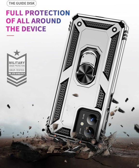 Husa antisoc hybrid ARMOR cu inel pentru Motorola G14